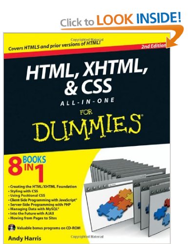 HTML, XHTML& CSS for Dummies